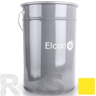 Эмаль термостойкая антикоррозионная "ELCON" желтая (RAL 1018) 25кг / до 400°С - фото