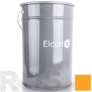 Эмаль термостойкая антикоррозионная "ELCON" оранжевая 25кг / до 400°С - фото