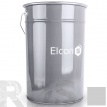Эмаль термостойкая антикоррозионная "ELCON LIGHT" серебристо-серая 25кг / до 600°С - фото
