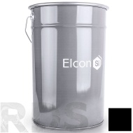 Эмаль термостойкая антикоррозионная "ELCON" черная 25кг / до 1000°C - фото
