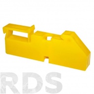 Изолятор на DIN рейку желтый TDM SQ0810-0001 - фото