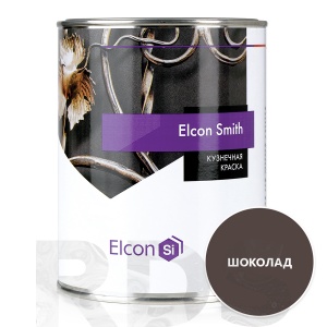 Кузнечная краска Elcon Smith шоколад матовая, 0,8 кг - фото