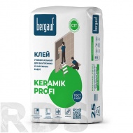 Клей универсальный плиточный  C1 BERGAUF "Keramik Profi" ,25кг (56шт/под) - фото