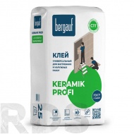 Клей универсальный плиточный  C1 BERGAUF "Keramik Profi" ,25кг (56шт/под) - фото 2