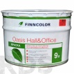 Краска для стен и потолков "FINNCOLOR OASIS HALL@OFFICE 4" устойчивая, база А (9л) - фото