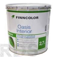 Краска для стен и потолков "FINNCOLOR OASIS INTERIOR" матовая, база А (2,7л) - фото