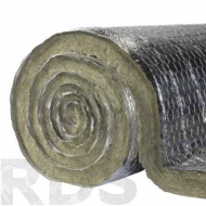 Мат прошивной из каменной ваты, 2 рулона по 90мм*600*3000, Paroc Wired Mat 80 AluCoat - фото 2