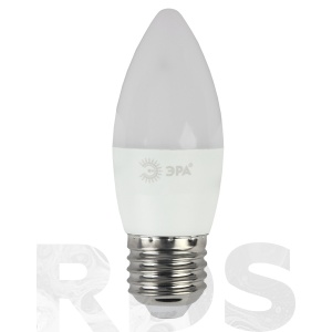 Лампа светодиодная ЭРА B35, 11Вт, нейтральный белый свет, E27 - фото