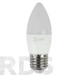 Лампа светодиодная ЭРА B35, 7Вт, теплый свет, E27 - фото