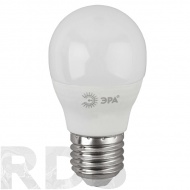 Лампа светодиодная ЭРА P45, 11Вт, нейтральный белый свет, E27 - фото