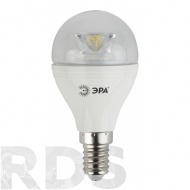 Лампа светодиодная ЭРА P45, 7Вт, нейтральный белый свет, E14 - фото