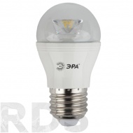 Лампа светодиодная ЭРА P45, 7Вт, нейтральный белый свет, E27 - фото