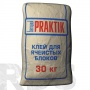 Клей для ячеистых блоков Praktik морозостойкий, 30 кг (48шт./под.) - фото