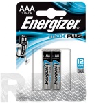 Батарейка AAA (LR03) "Energizer Max Plus", 2шт/уп - фото