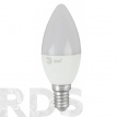 Лампа светодиодная (свеча, 11Вт, тепл, E14) Эра ECO LED B35-10W-827-E14 - фото