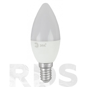 Лампа светодиодная (свеча, 11Вт, тепл, E14) Эра ECO LED B35-10W-827-E14 - фото