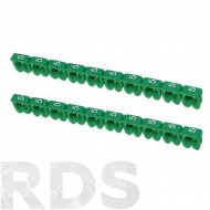 Маркер наборный - символ "5" зеленый 1,5 мм2 (150 шт.) TDM SQ0534-0006 - фото