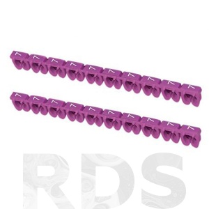 Маркер наборный - символ "7" фиолетовый 1,5 мм2 (150 шт.) TDM SQ0534-0008 - фото
