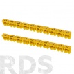 Маркер наборный - символ "L" желтый 1,5 мм2 (150 шт.) TDM SQ0534-0012 - фото