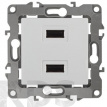 Устройство зарядное USB, 230В/5В-2100мА, белый - фото
