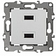 Устройство зарядное USB, 230В/5В-2100мА, белый - фото