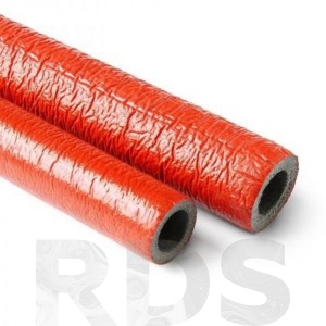 Трубная изоляция из полиэтилена в защитной оболочке, красный, 18/6мм, 2м, Energoflex Super Protect - фото