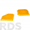 Набор шпателей фигурных, желтая резина, 2 шт., Silifex, "HARDY" - фото