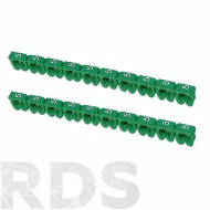Маркер наборный - символ "5" зеленый 2,5 мм2 (150 шт.) TDM SQ0534-0021 - фото