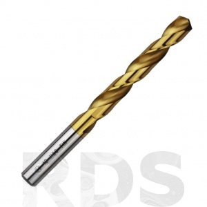 Сверло по металлу HSS-TiN, нитридтитан, цилиндрический хвостовик (3,5х39х70 мм) 