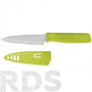 Нож для пикника, нержавеющая сталь, пластиковая ручка, лезвие 100 мм - фото