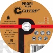 Профессиональный диск отрезной по металлу  и нержавеющей стали Т41-125 х 1,2 х 22,2 мм Cutop Profi Plus - фото