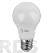 Лампа светодиодная ЭРА ECO A60, 10Вт, теплый свет, E27 - фото