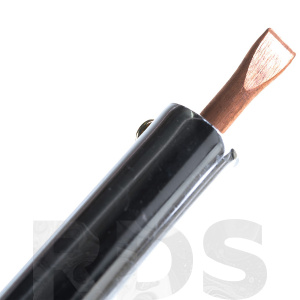Паяльник 220 В, деревянная ручка, плоское жало 5,8 мм, 60 Вт - фото