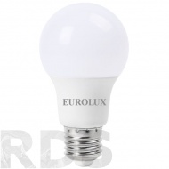 Лампа светодиодная Eurolux A60, 11Вт, нейтральный белый свет, E27 - фото