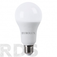 Лампа светодиодная Eurolux A60, 15Вт, теплый свет, E27 - фото