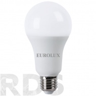 Лампа светодиодная Eurolux A60, 9Вт, теплый свет, E27 - фото