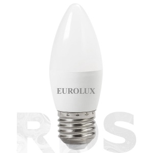 Лампа светодиодная LL-E-C37-6W-230-4K-E27 Eurolux - фото