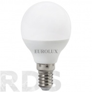 Лампа светодиодная LL-E-G45-7W-230-2,7K-E14 Eurolux - фото
