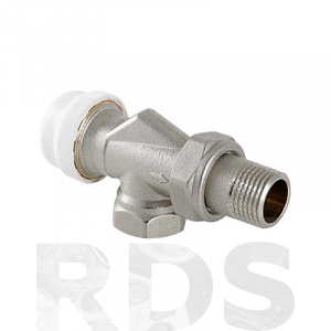 Клапан термостатический для радиатора угловой с осевым управлением 1/2" Valtec VT.179.N.04 - фото