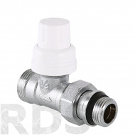 Клапан термостатический  прямой Valtec 1/2", Евроконус, (с дополнительным уплотнением), VT.032.NER.04 - фото