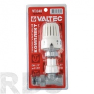 Клапан с термостатической головкой для радиатора Valtec 1/2" прямой VT.048.N.04 - фото