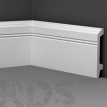 Плинтус напольный из пенополистирола 20x120x2000мм Де-Багет Н 120 - фото