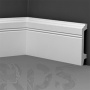 Плинтус напольный из пенополистирола 20x120x2000мм Де-Багет Н 120 - фото