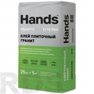 Клей плиточный Hands Granite PRO (C1 TE), 25 кг - фото