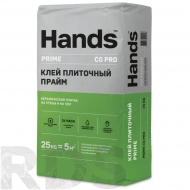 Клей плиточный Hands Prime PRO (C0), 25 кг - фото