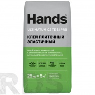 Клей плиточный эластичный Hands Ultimatum PRO (C2 TES1), 25 кг - фото 2