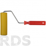Валик прижимной для обоев резиновый, желтый 150мм - фото