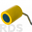 Валик прижимной для обоев резиновый, желтый, 50 мм - фото 2