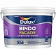 Краска для фасадов и цоколей с защитой от высолов DULUX BINDO FACADE, глубокоматовая, база BW, 9л / 23413 - фото