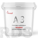 Грунтовка укрывная белая АКВЕСТ-3, 3кг - фото
